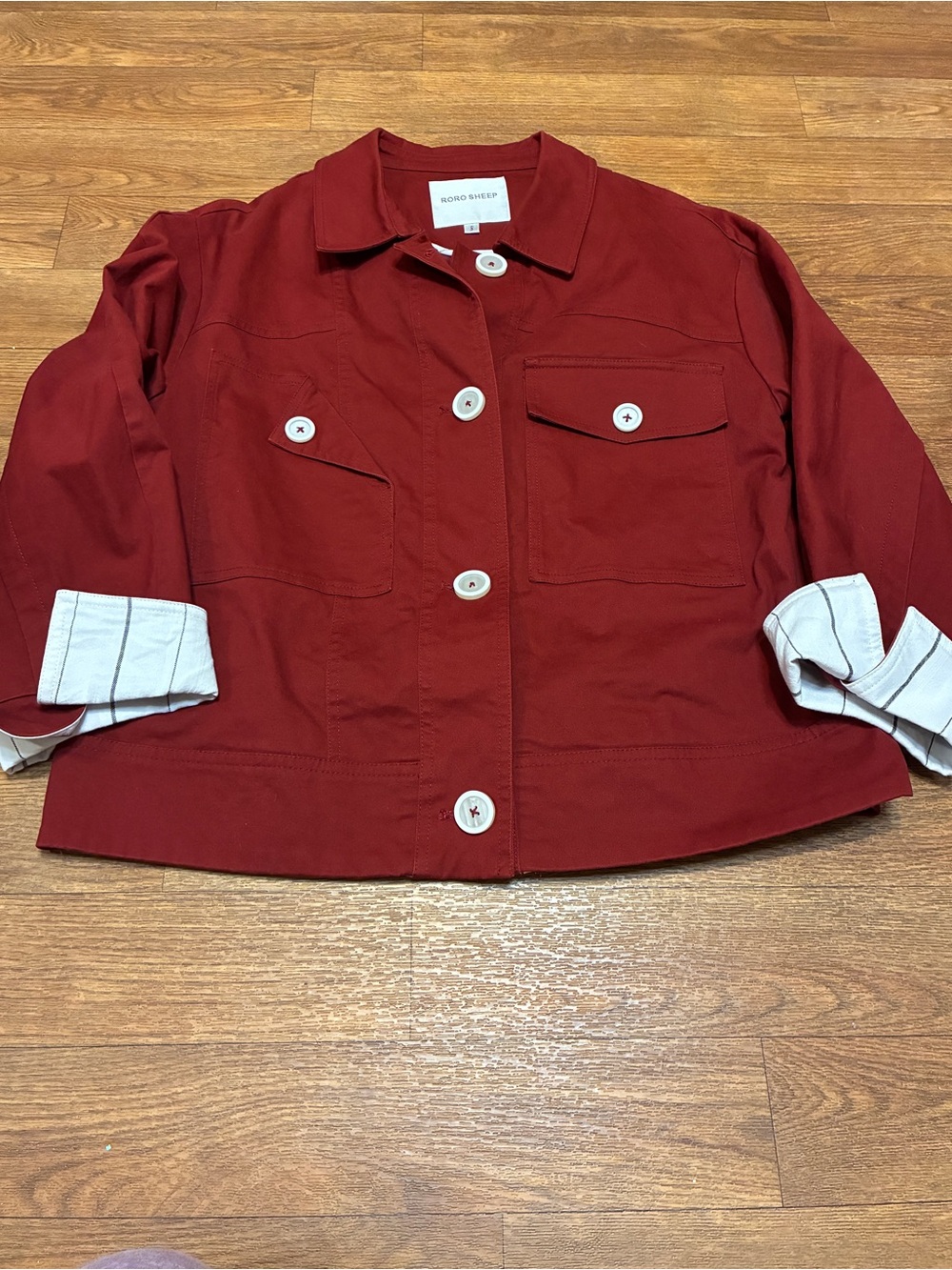 Women’s Roro Sheep Button-Front Jacket Size Small - Picture 1 of 16